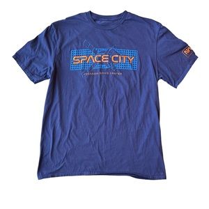 Space City Johnson Space Center Blue t-shirt